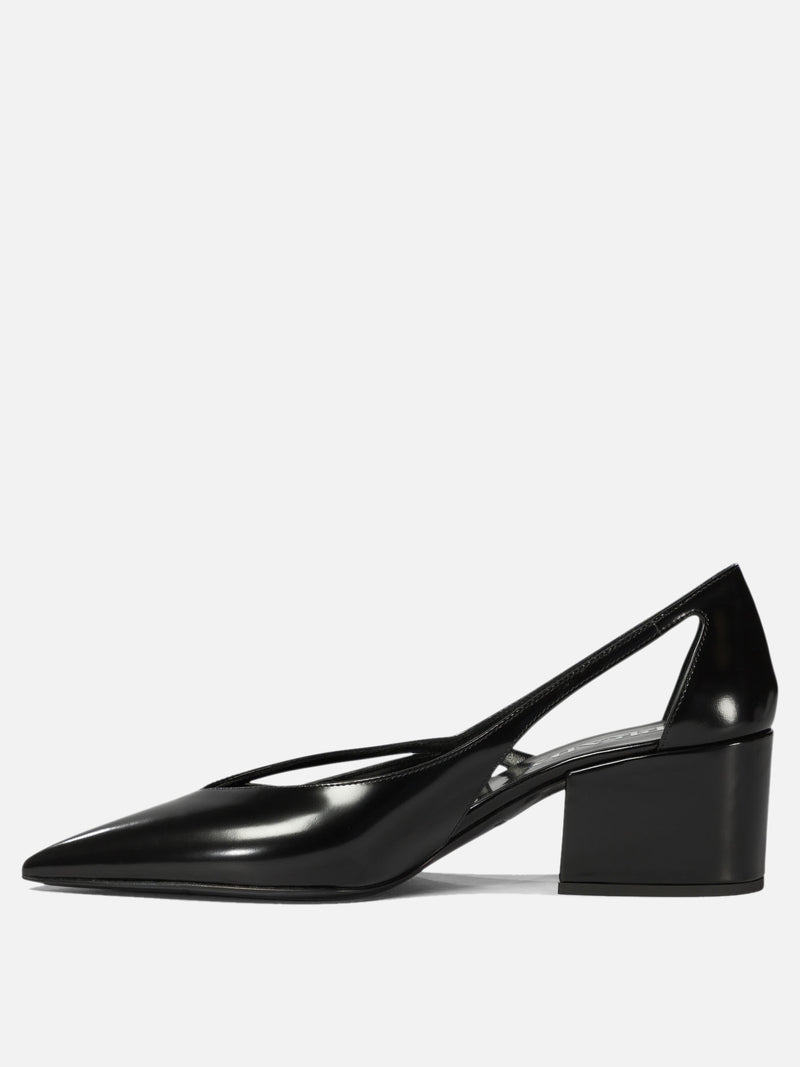 Vietti Prada Décolleté cut-out in pelle spazzolata Lightning offer