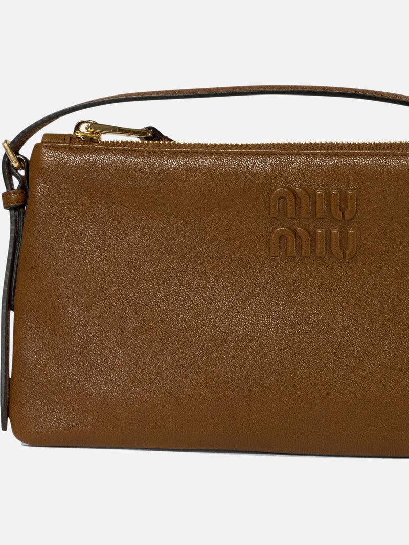 Vietti Miu Miu Mini pouch in nappa Super sconto