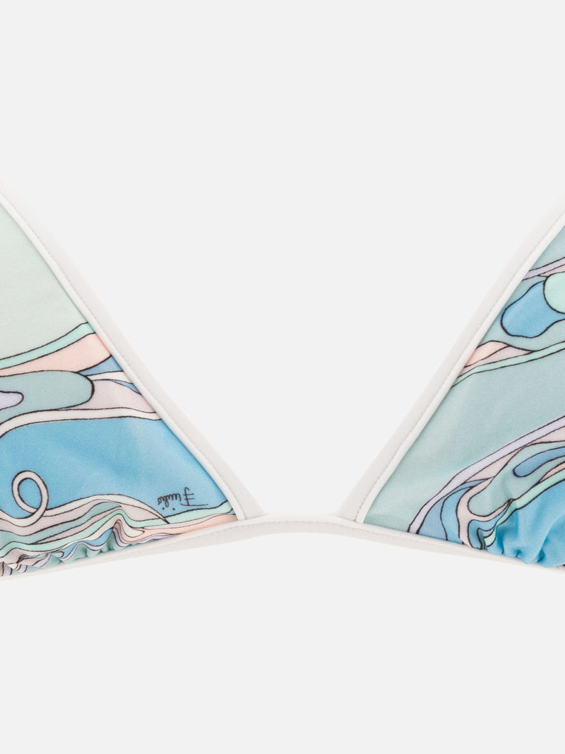 Vietti Pucci Top bikini con stampa Orchidee Offerta Pasqua