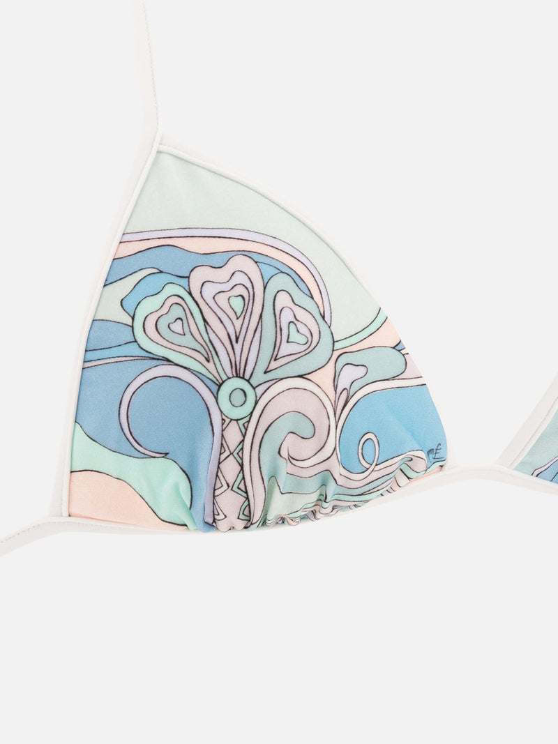 Vietti Pucci Top bikini con stampa Orchidee Offerta Pasqua