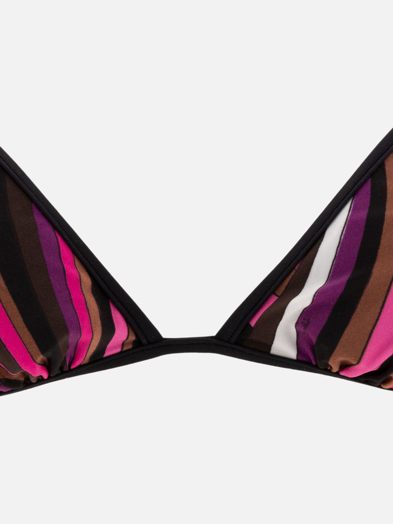 Vietti Pucci Top bikini con stampa Iride Offerta Giorno del Papà