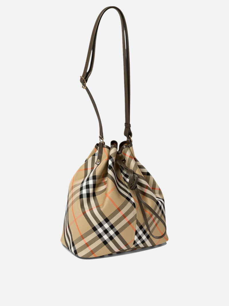 Vietti Burberry Borsa a secchiello "Vintage Check" Latest fashion