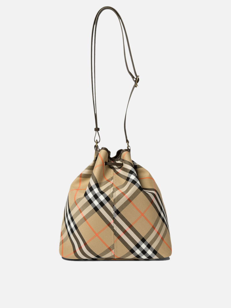 Vietti Burberry Borsa a secchiello "Vintage Check" Latest fashion