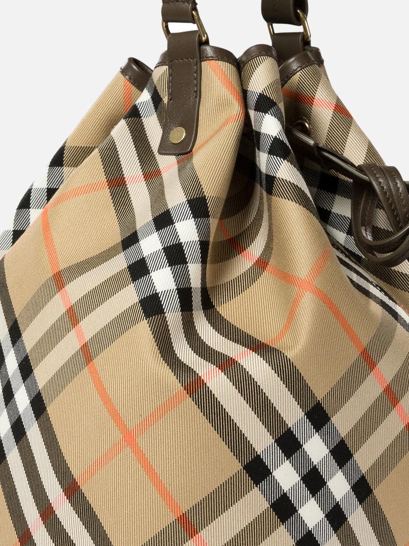 Vietti Burberry Borsa a secchiello "Vintage Check" Latest fashion