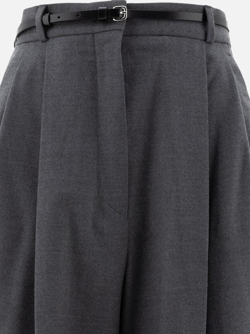 Vietti Max Mara Sportmax Pantaloni oversize in lana stretch Offerta esclusiva