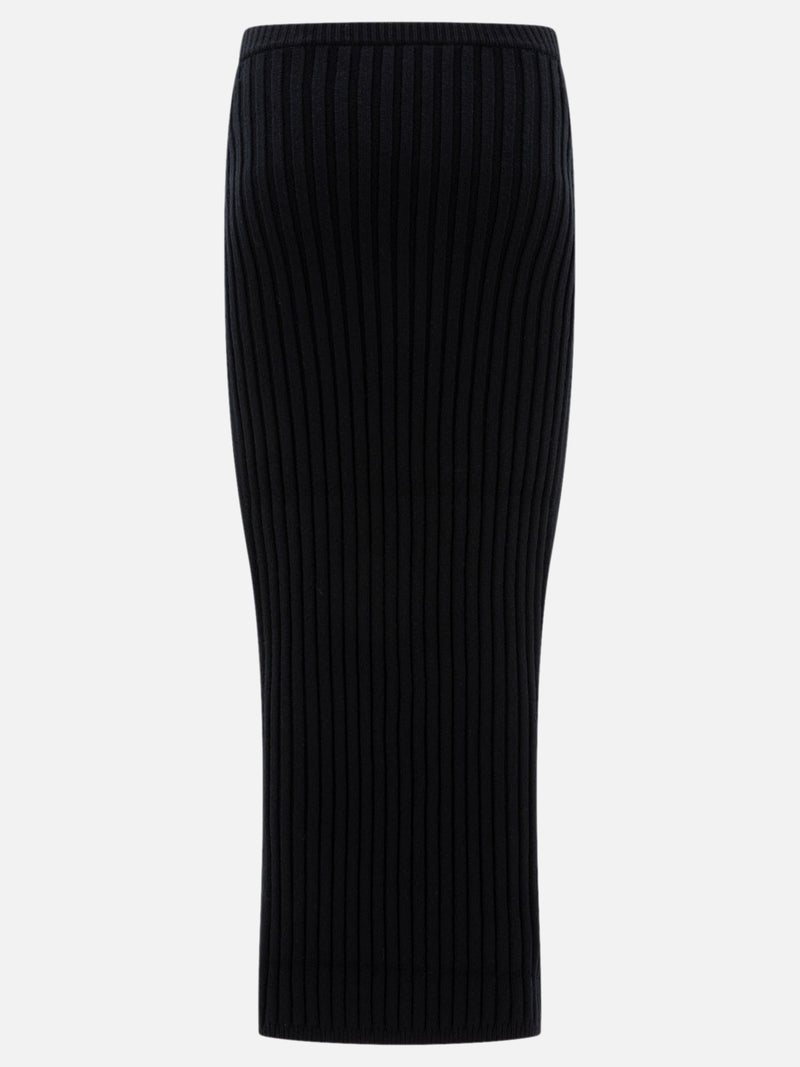 Vietti Max Mara Gonna in maglia di lana e cashmere Offerta natalizia