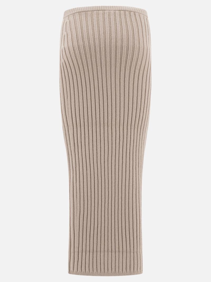Vietti Max Mara Gonna in maglia di lana e cashmere Offerta Pasqua
