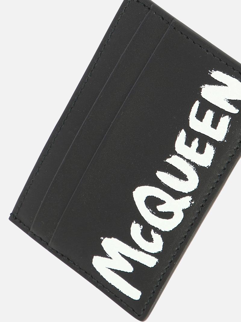 Vietti Alexander McQueen Portacarte "McQueen Graffiti" Soddisfazione Garantita