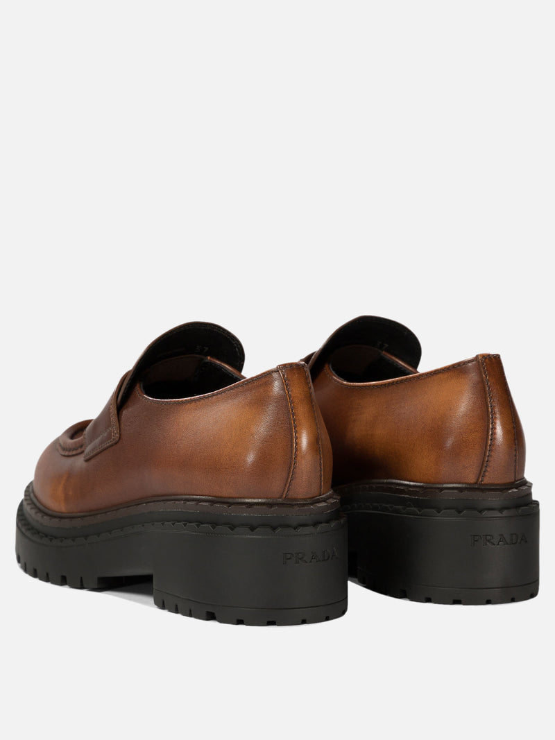 Vietti Prada Mocassini "Double Chocolate" Convenienza