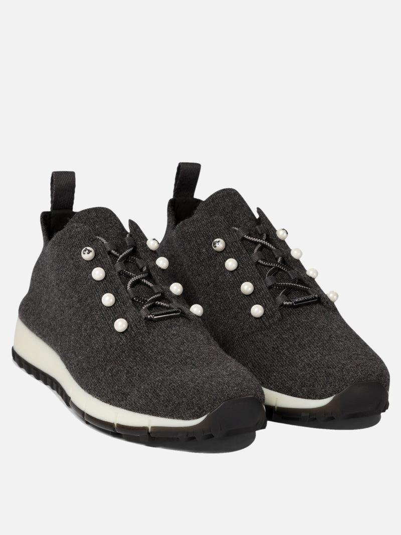 Vietti Jimmy Choo Sneaker in cashmere "Veles" Offerta