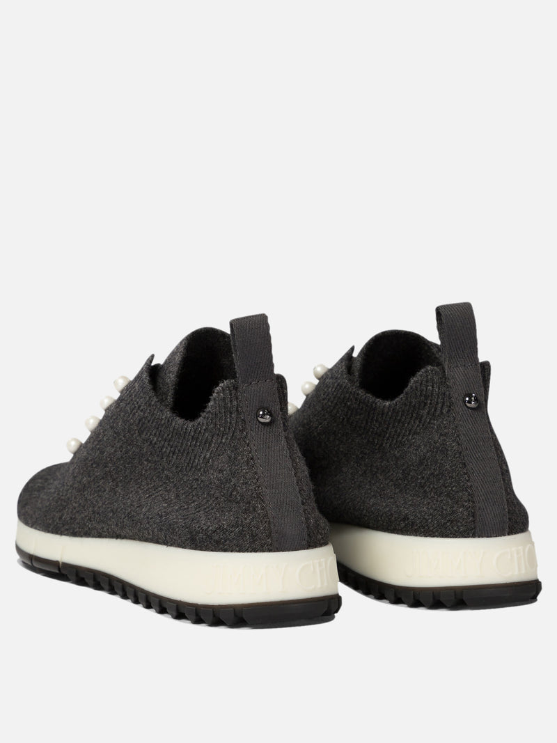 Vietti Jimmy Choo Sneaker in cashmere "Veles" Offerta