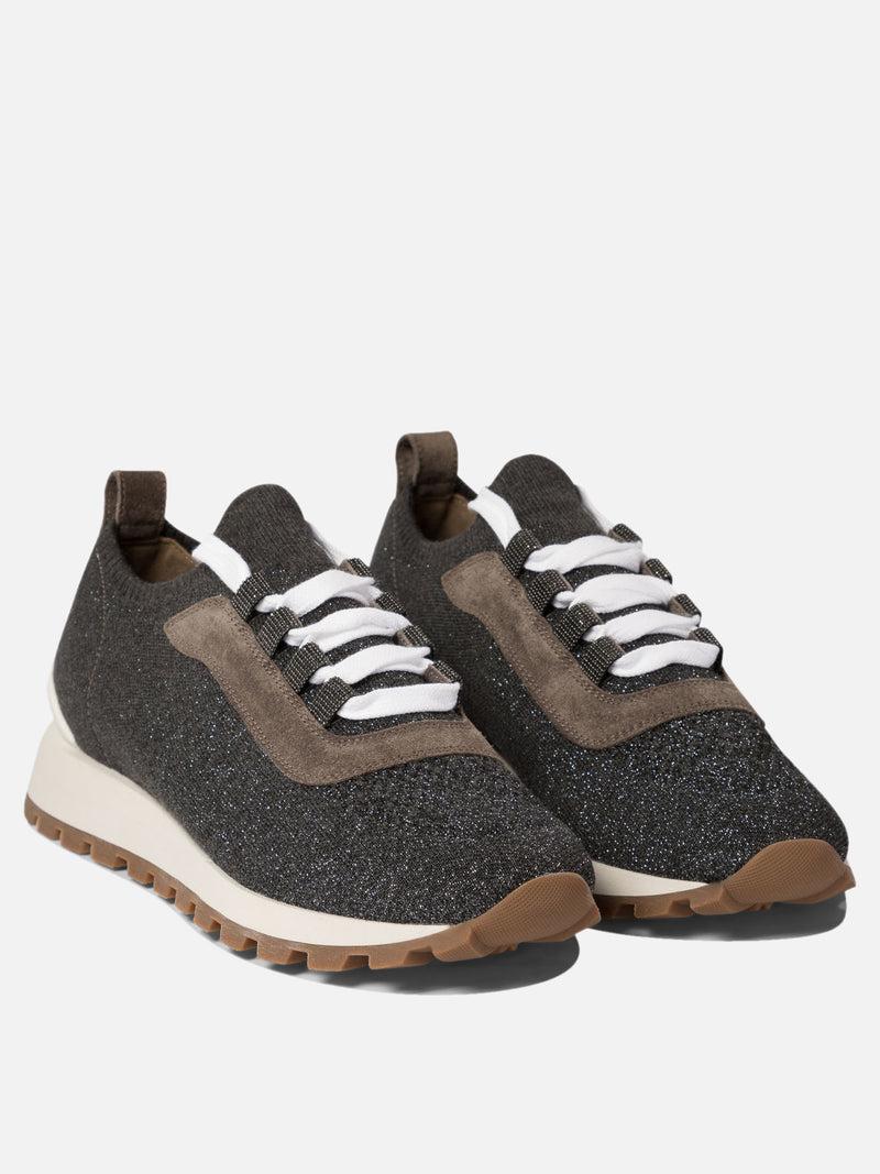 Vietti Brunello Cucinelli Sneaker "Sparkling Precious Eyelets" Offerte