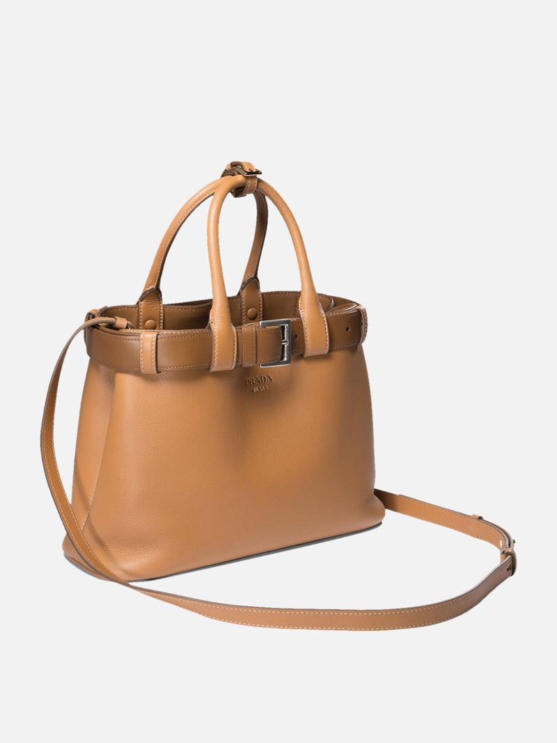 Vietti Prada Borsa a spalla Prada Buckle medium con cintura Nuovi prodotti