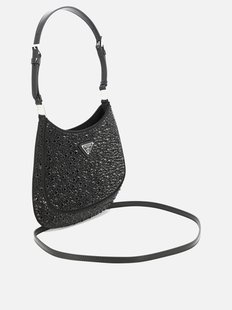 Vietti Prada Borsa "Prada Cleo" in raso con cristalli Enormi risparmi
