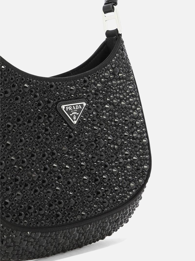 Vietti Prada Borsa "Prada Cleo" in raso con cristalli Enormi risparmi