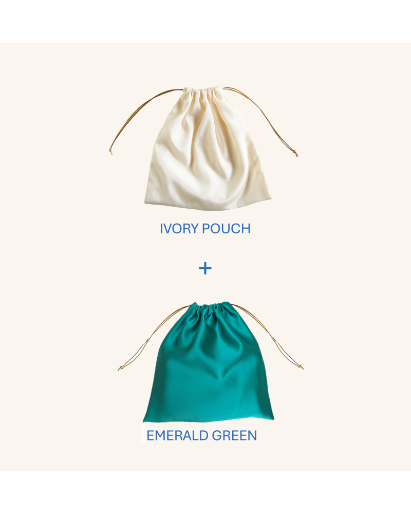 Y'am Capri Helenuccia Bag + un sacchetto colorato verde smeraldo Affare Del Giorno