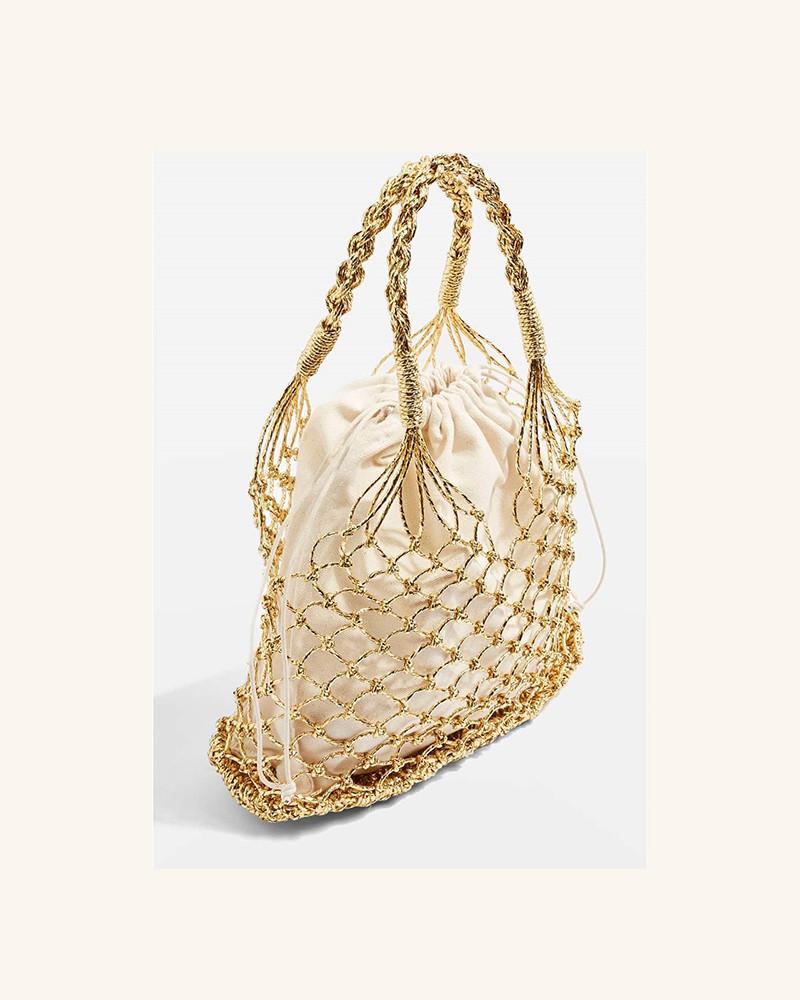 Y'am Capri Helene bag oro In Saldo