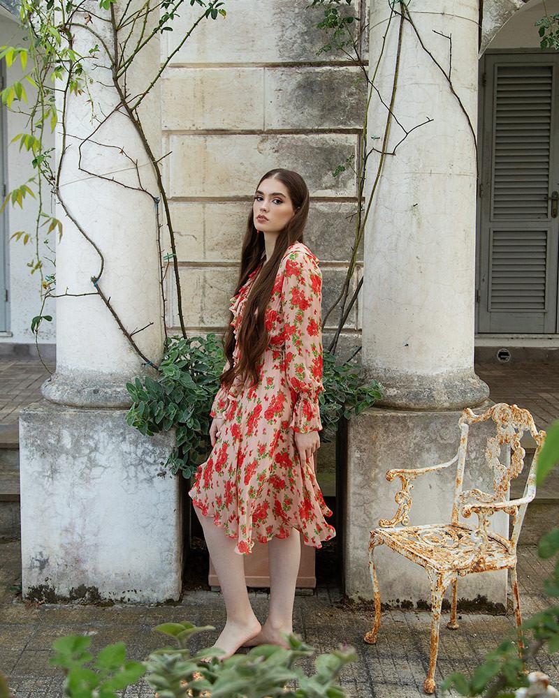 Y'am Capri Flora Dress Pezzi Unici