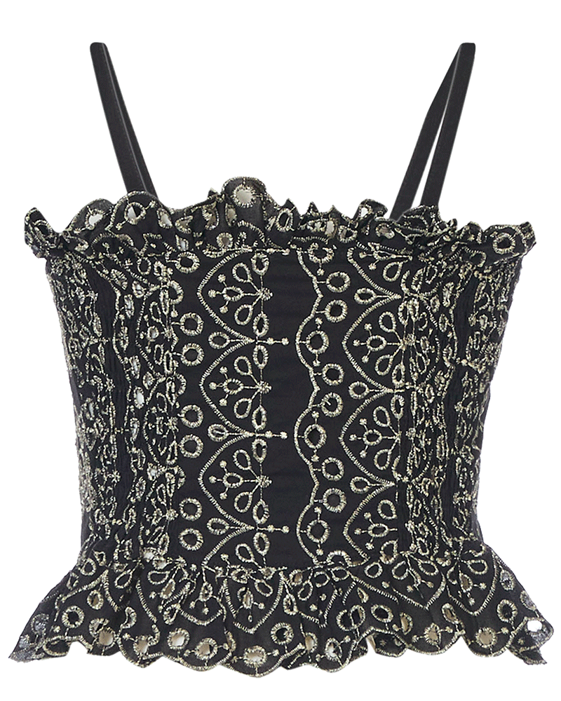 Y'am Capri Laura Crop Top Negozi Online
