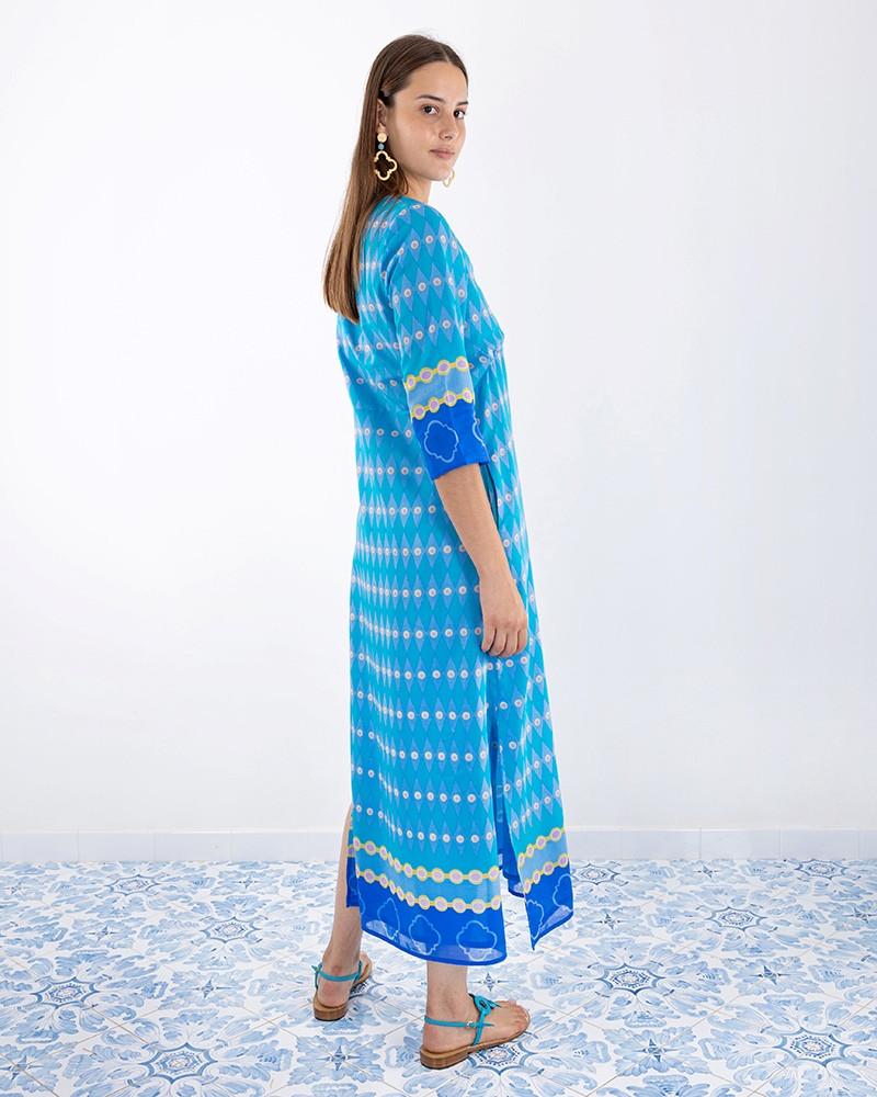 Y'am Capri Chiara Kaftan In Linea