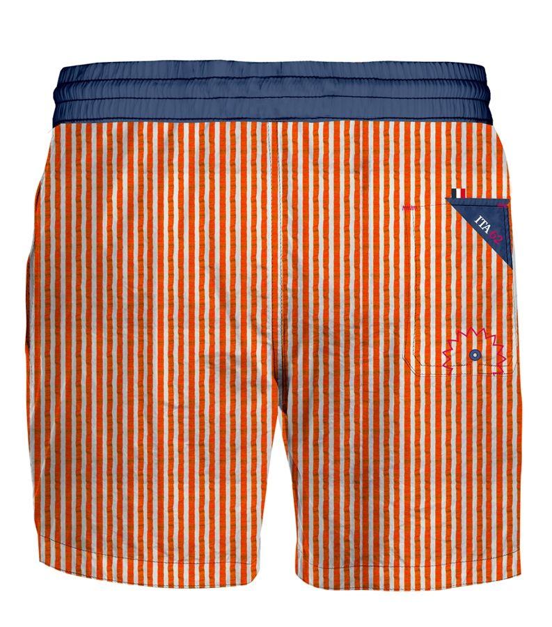 Zeybra COSTUME UOMO YACHTING 074 ORANGE FLUO Nuovo