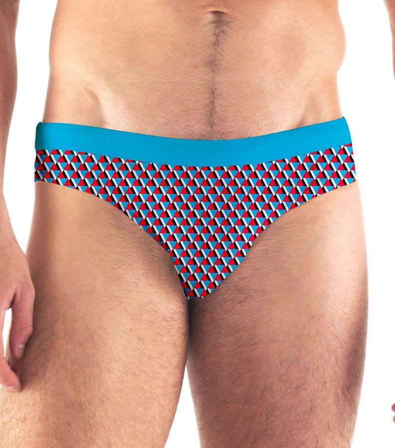 Zeybra SLIP UOMO GEOMETRICO HAWAII In Vendita