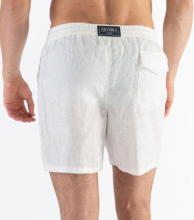 Zeybra COSTUME UOMO LINO BIANCO In Linea