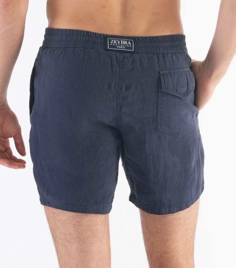 Zeybra COSTUME UOMO LINO BLU Nuovo
