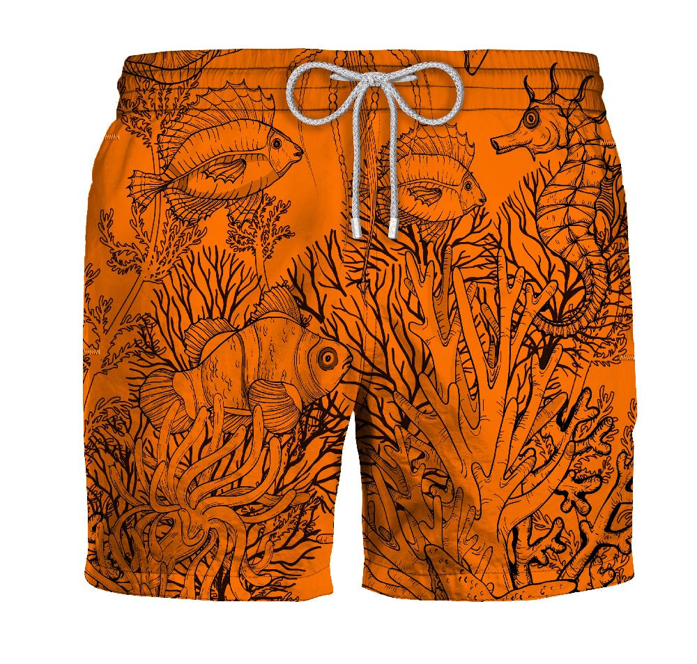Zeybra COSTUME BAMBINO FLUO PRINT ORANGE FLUO