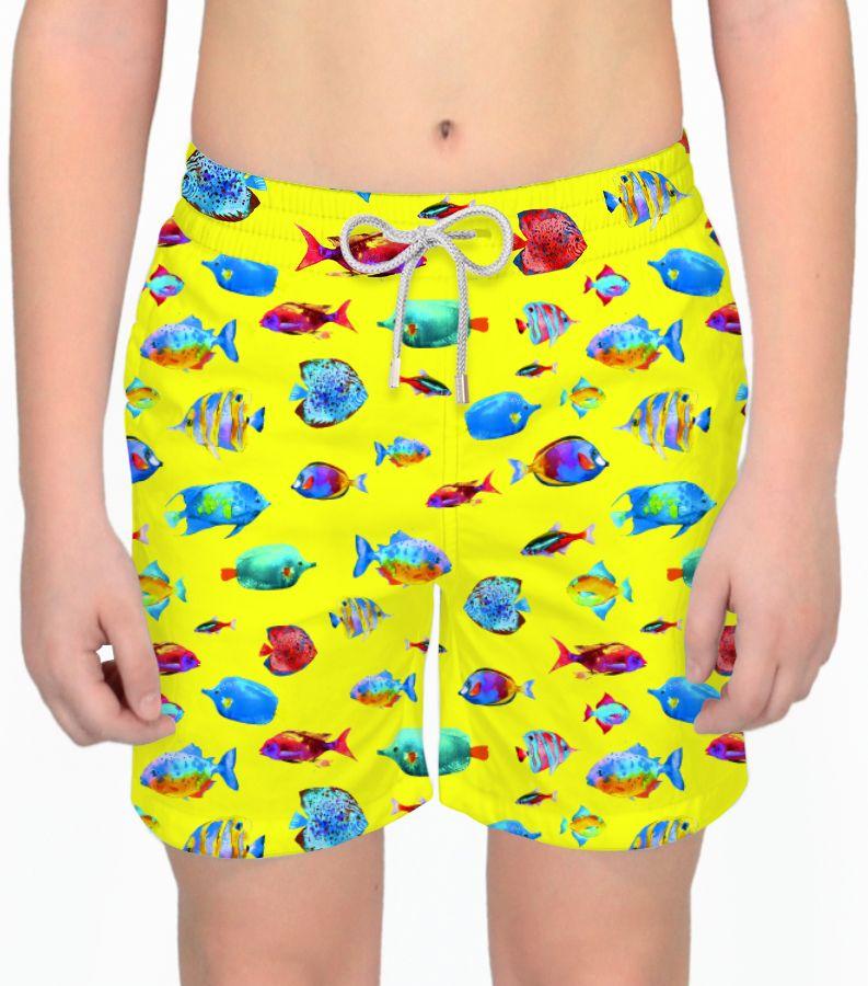 Zeybra COSTUME BAMBINO PESCI GIALLO FLUO Online