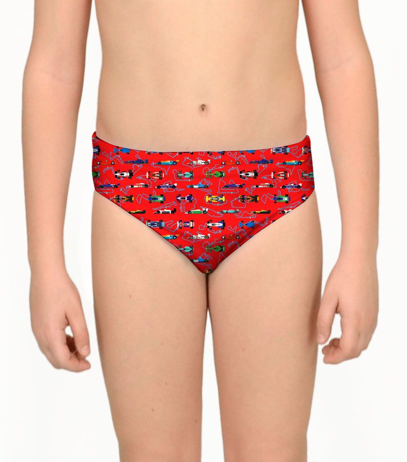 Zeybra SLIP BAMBINO FORMULA 1 RED RACE Qualità