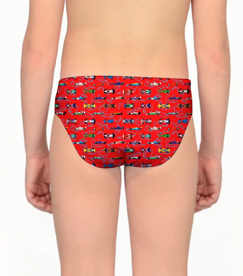 Zeybra SLIP BAMBINO FORMULA 1 RED RACE Qualità