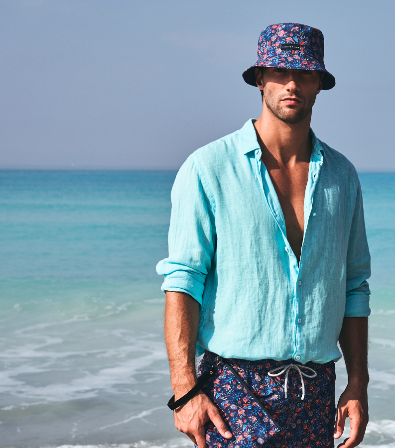 Zeybra CAPPELLO DA PESCATORE UNISEX FIORI FLUO Promozione Limitata