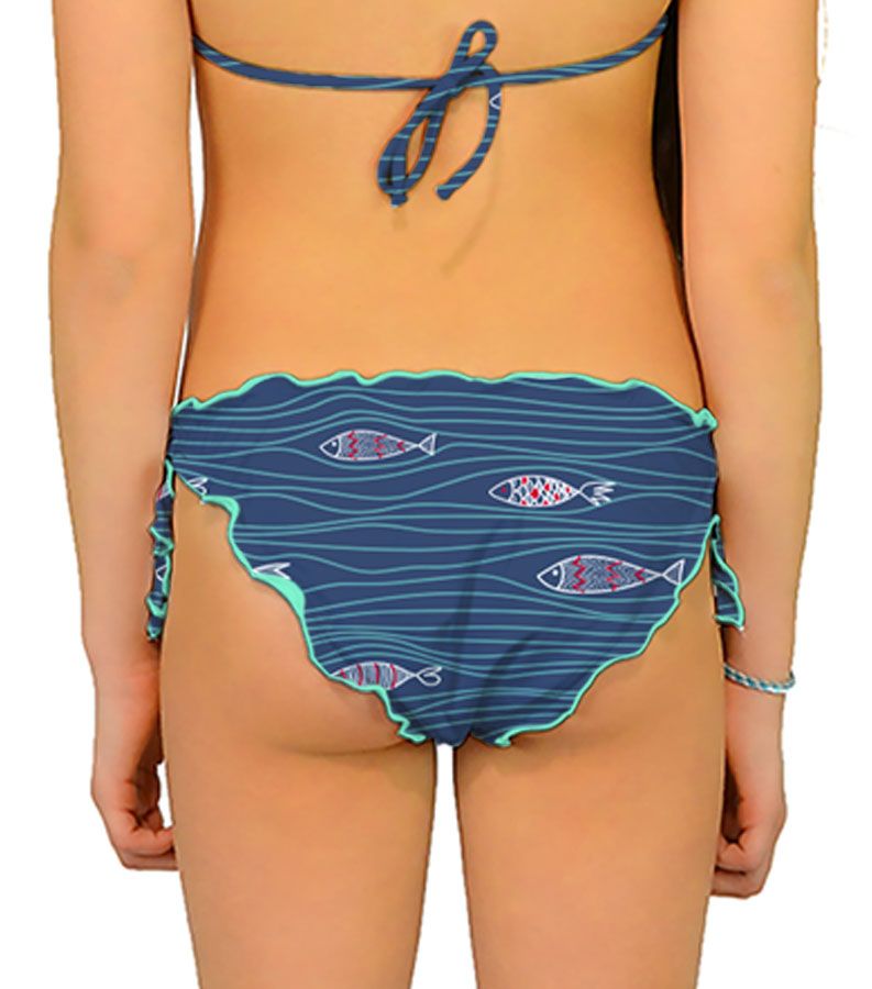 Zeybra SLIP BAMBINA ARRICCIATO SARDINE NAZIONALE Novità
