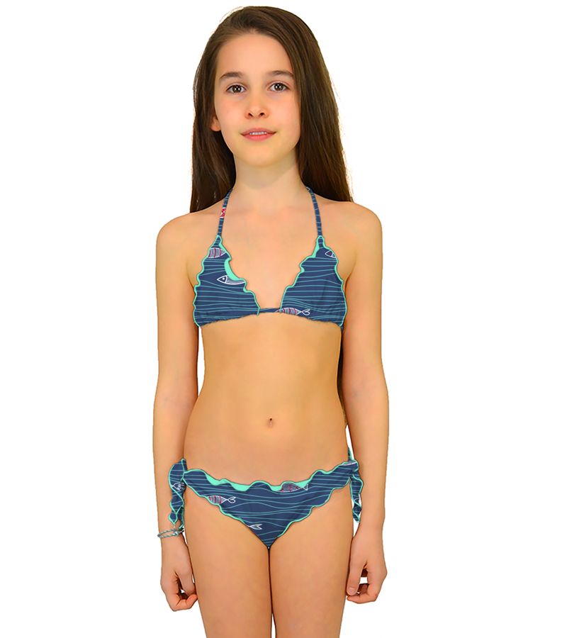 Zeybra SLIP BAMBINA ARRICCIATO SARDINE NAZIONALE Novità