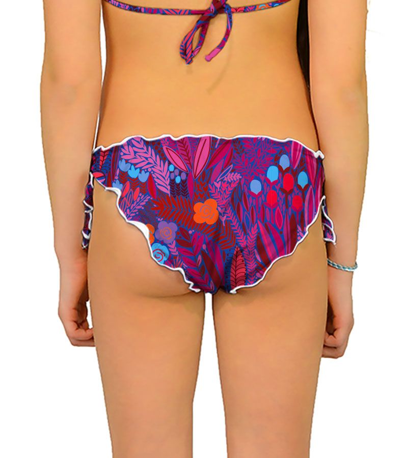 Zeybra SLIP BAMBINA ARRICCIATO BOTANIC FUXIA Sconto
