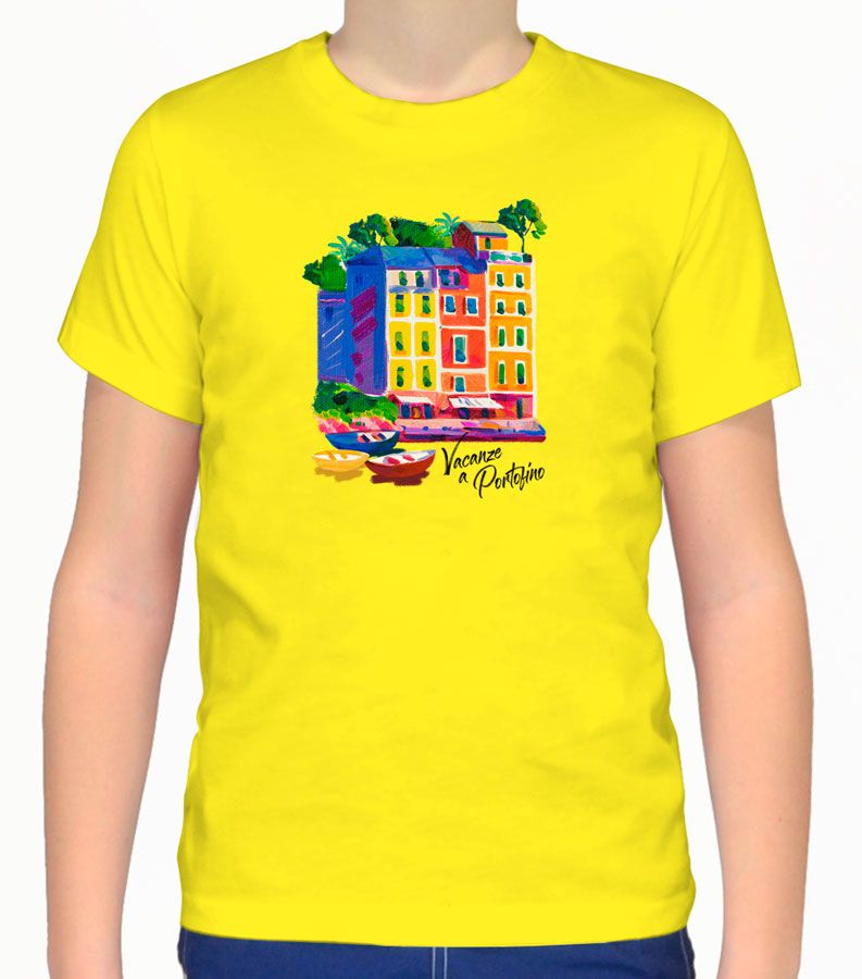 Zeybra T-SHIRT BAMBINO GIALLO Saldi
