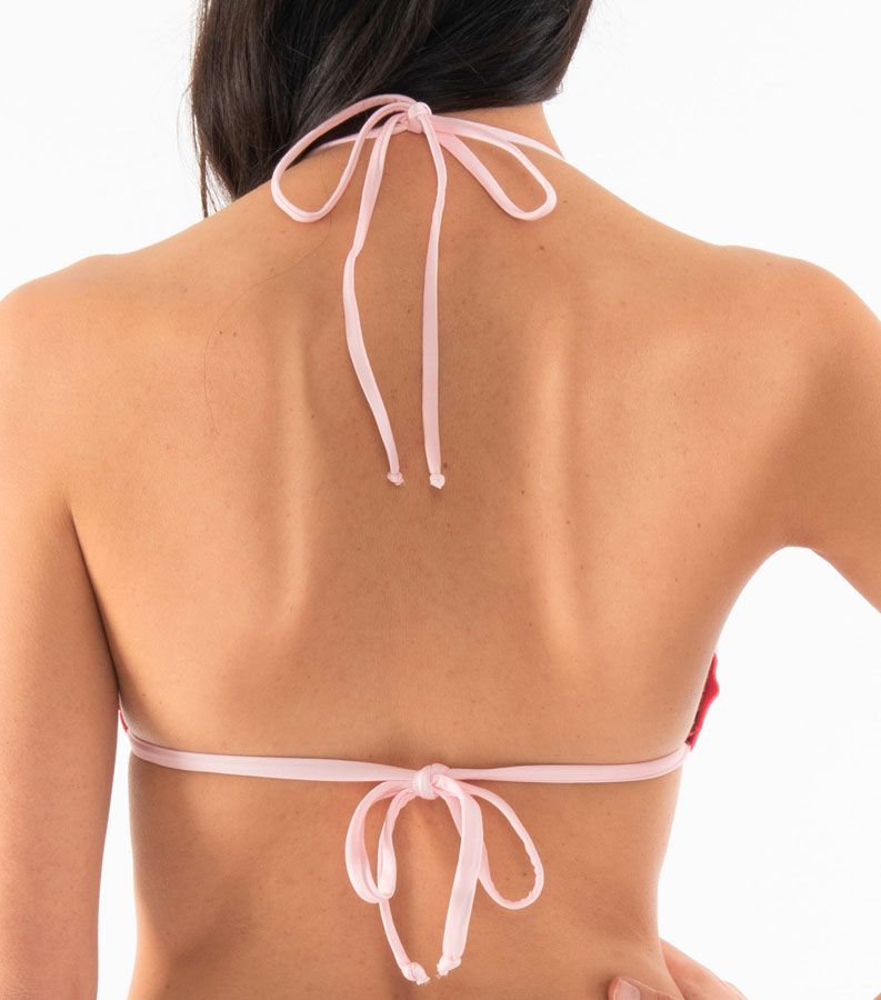 Zeybra TRIANGOLO DONNA ARRICCIATO BRASILE ROSA In Linea