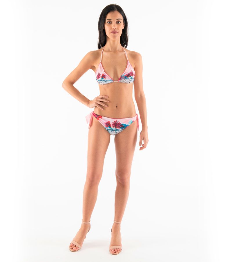 Zeybra TRIANGOLO DONNA ARRICCIATO BRASILE ROSA In Linea