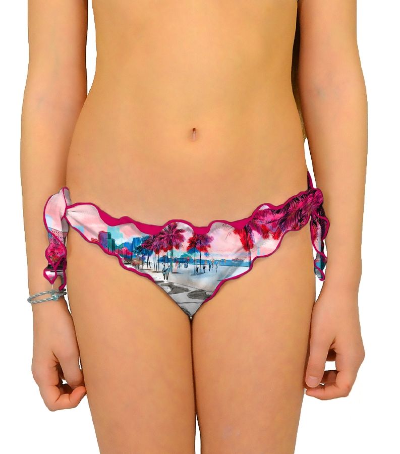 Zeybra SLIP BAMBINA ARRICCIATO BRASILE ROSA Prezzo Ridotto