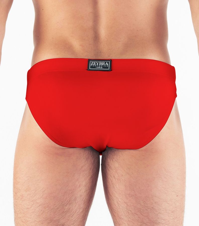 Zeybra SLIP UOMO TINTA UNITA RED RACE Vendita Calda