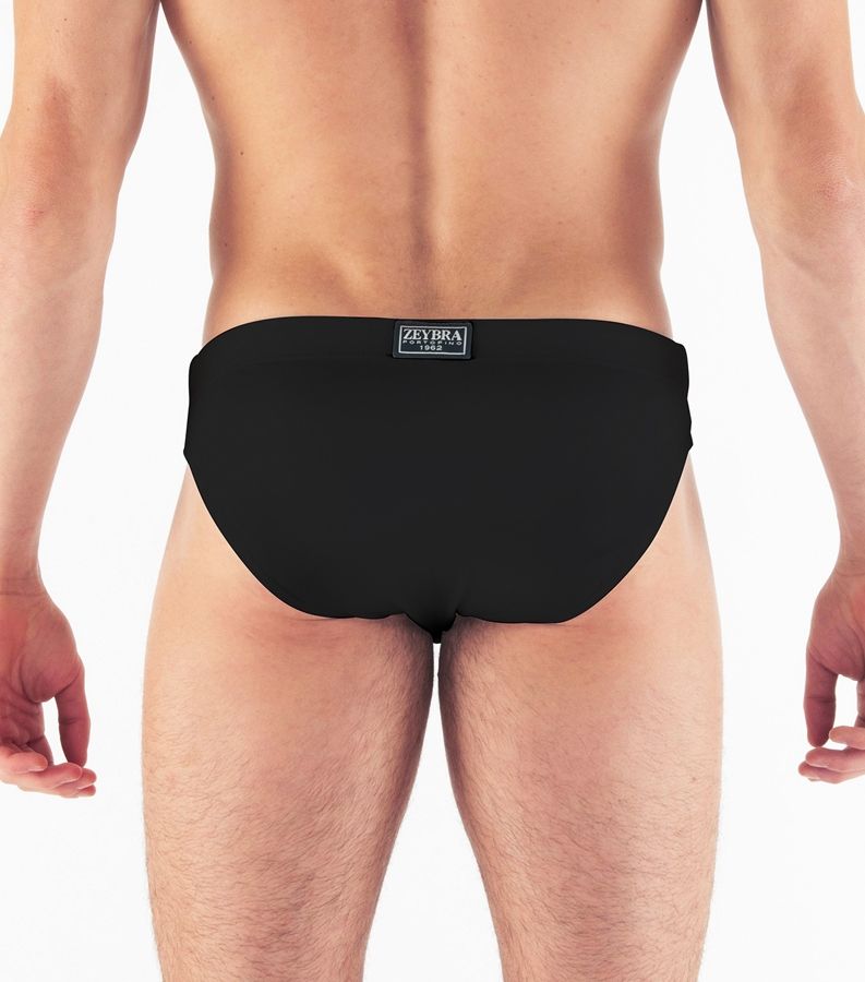 Zeybra SLIP UOMO TINTA UNITA BLACK Saldi Di Fabbrica