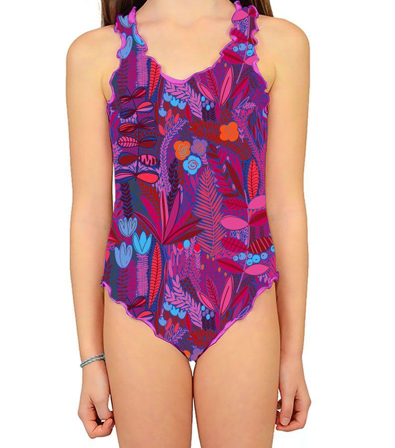 Zeybra COSTUME INTERO BAMBINA BOTANIC FUXIA Offerte