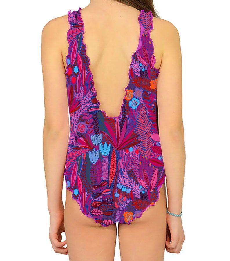 Zeybra COSTUME INTERO BAMBINA BOTANIC FUXIA Offerte