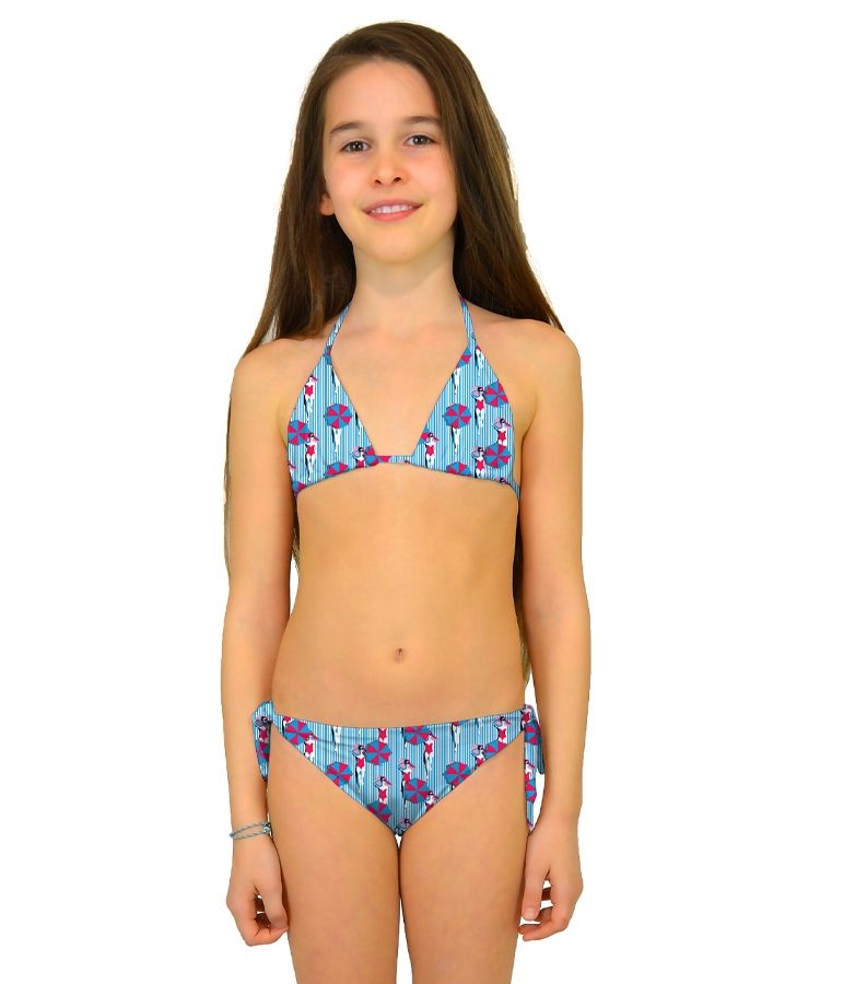 Zeybra SLIP BAMBINA REVERSIBILE OMBRELLONI HAWAY In Vendita
