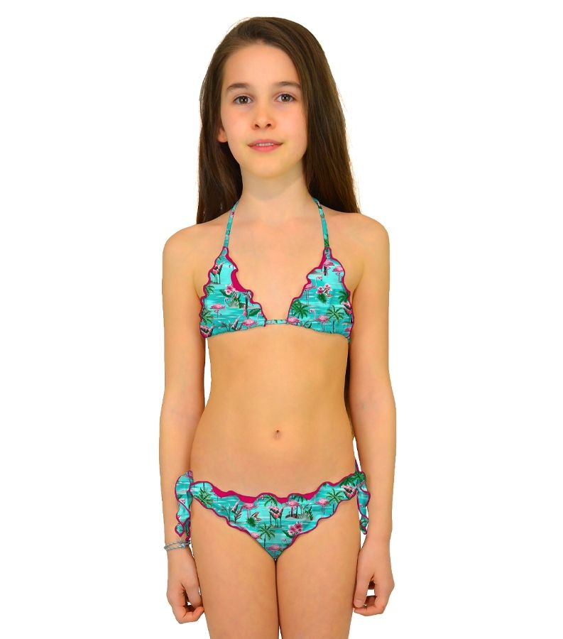 Zeybra SLIP BAMBINA ARRICCIATO FENICOTTERI ACQUA Saldi