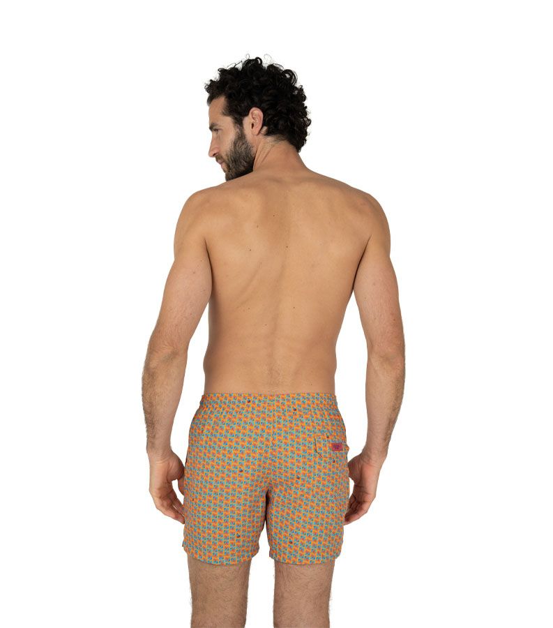 Zeybra COSTUME UOMO POLAROID ORANGE Nuova