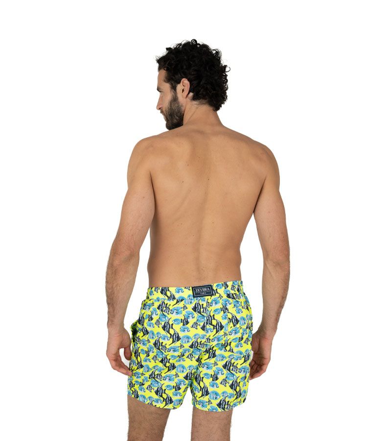 Zeybra COSTUME UOMO PESCI RECYCLED GIALLO FLUO Affare Del Giorno