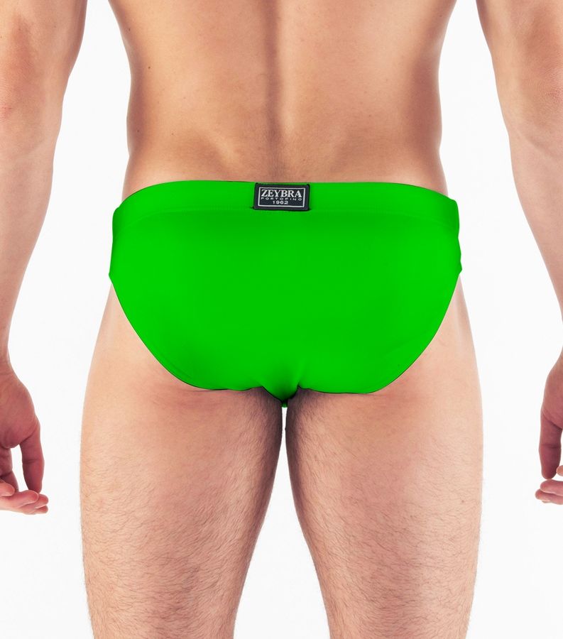 Zeybra SLIP UOMO TINTA UNITA KIWI In Saldo