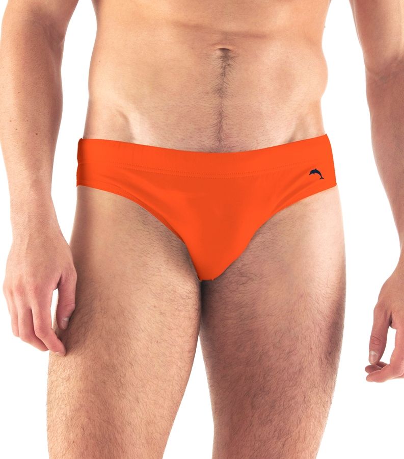 Zeybra SLIP UOMO TINTA UNITA ORANGE FLUO Nuova